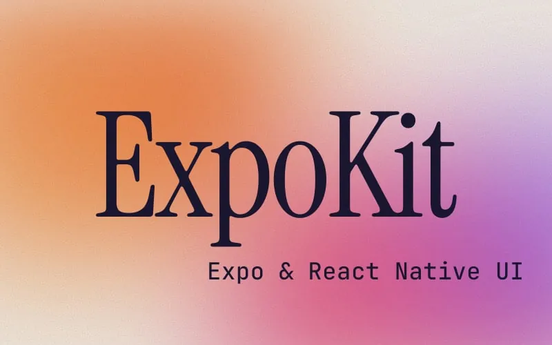 ExpoKit: UI components, charts & templates for Expo