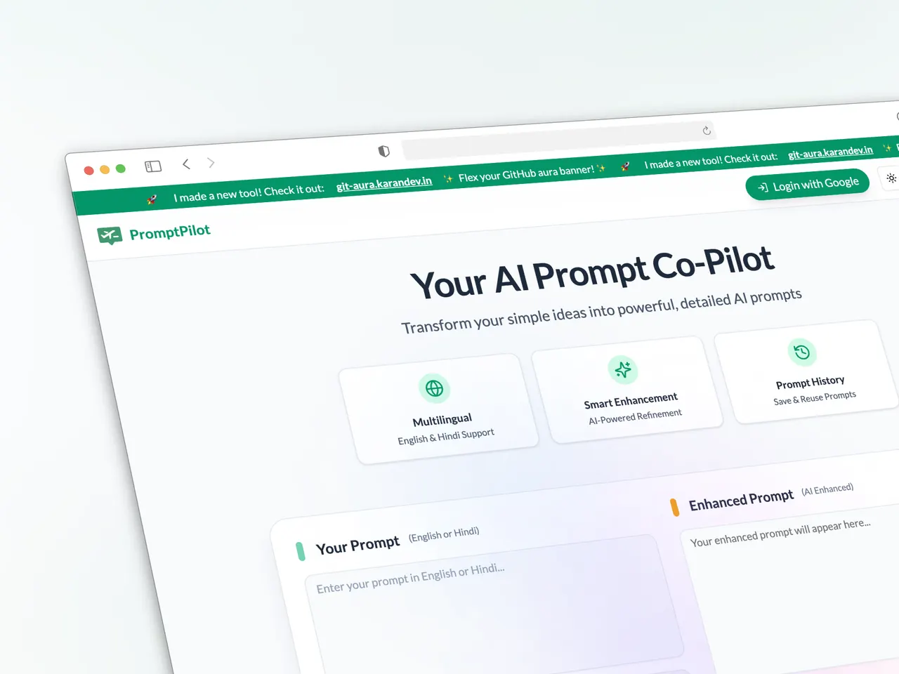 Prompt Pilot: AI prompt enhancer