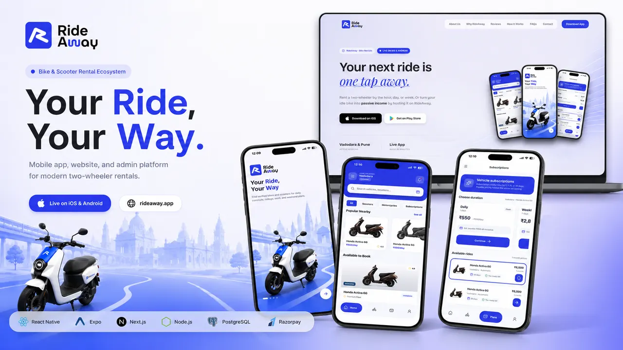 RideAway: Two-wheeler rental platform