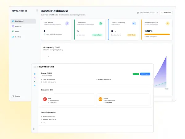 Royal Castle: Business admin panel